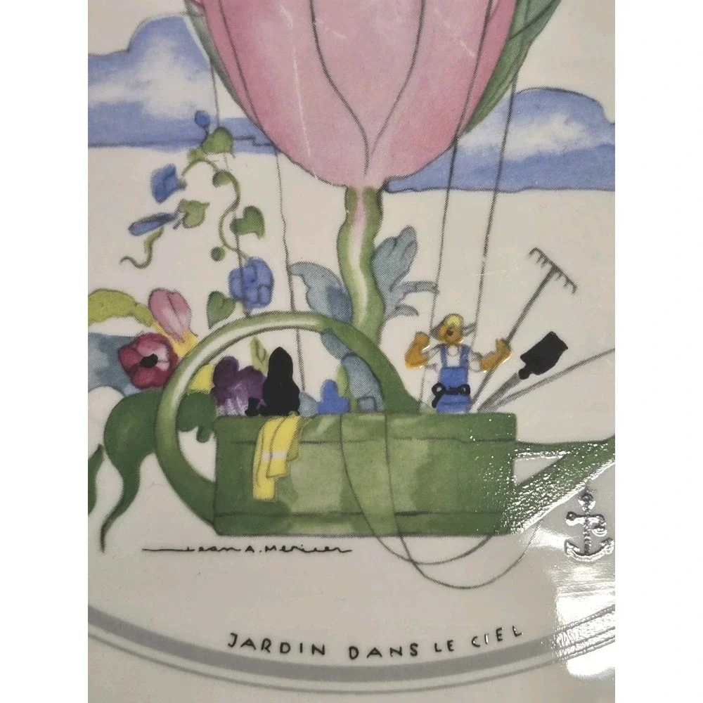 Villeroy & Boch Le Ballon Square Handled Cake Plate Pink‎ 